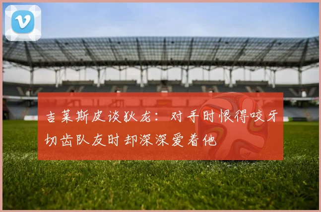 吉莱斯皮谈狄龙：对手时恨得咬牙切齿队友时却深深爱着他